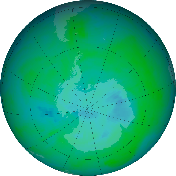 Ozone Map 2003-12-22